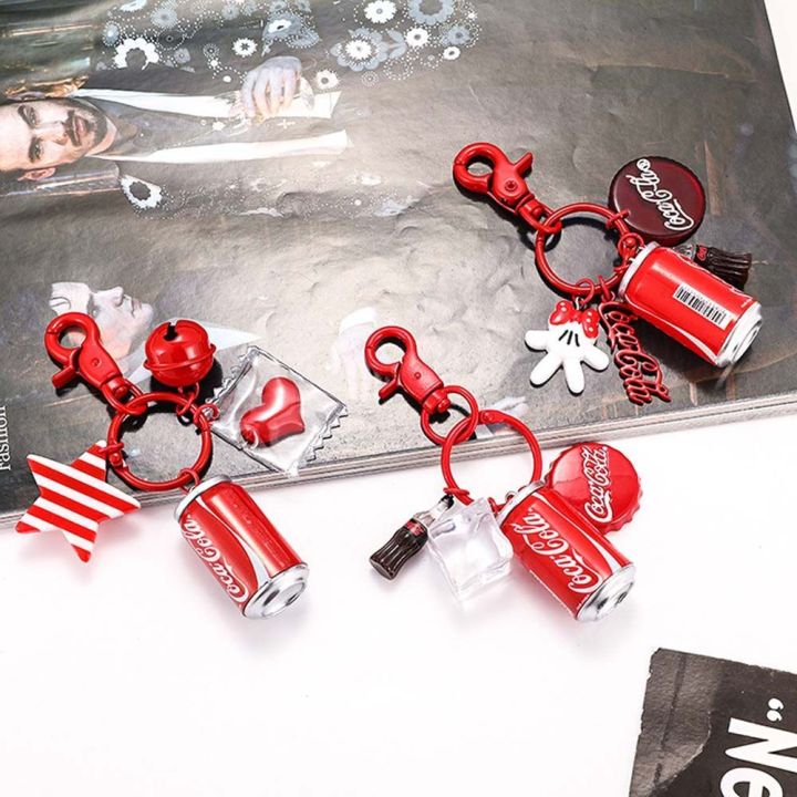 RD5BA7 Cute Backpack Pendant Bag Keyring Keys Accessories Coke Bottle ...