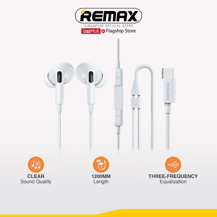 [Remax Audio] RM-533 Air Plus Pro Series 3-in-1 Wired Earphone with ...