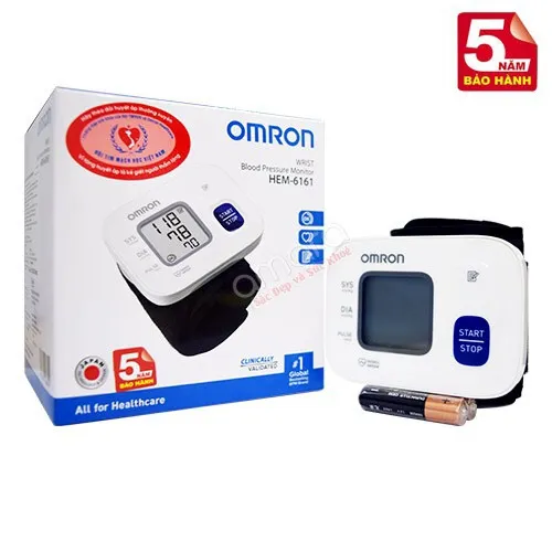 Máy đo huyết áp cổ tay OMRON HEM 6161