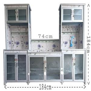 LEMARI DAPUR KITCHEN SET 6 PINTU/RAK WASTAFEL/RAK PIRING/RAK KOMPOR/ALUMUNIUM/FREE ONGKRI 35KM ~ JABODETABEK