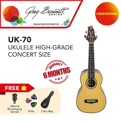GREG BENNETT UK-70 Ukulele High-Grade Concert Size ( UK70 / UK 70 )