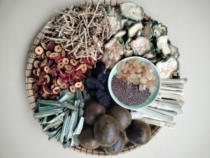 5  set Trà sâm bí đao thảo dược - Bí đao sấy lạnh (tặng kèm hạt chia và mủ trôm)