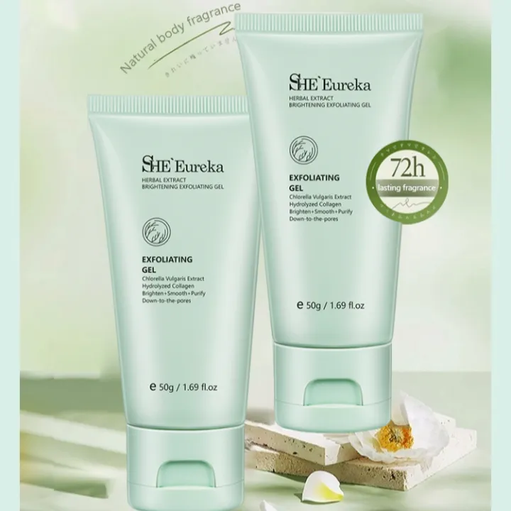 SHE%20Eureka%20Chlorella%20Exfoliating%20Gel%20Herbal%20Extract%20Skin%20Rejuvenation%20Gel%20Face%20And%20Body%20Skincare%20-%20Image%204