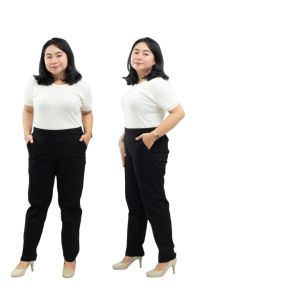 Celana Kerja Kantor Legging / Celana Wanita Jumbo / Celana Formal Wanita / Celana Bahan Wanita / Karet / Big Size / Celana Kantor Jumbo / putri nasya