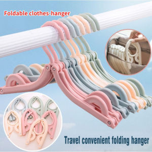 Wholesale 6pcs Foldable Hanger Clothes Space Saving Magic Folding Travel Hangers