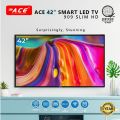 ACE 42" Smart Google TV (Android 12, Netflix, Youtube, Chromecast, ISDB). 