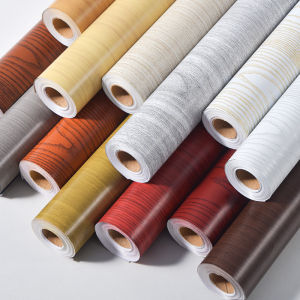 【Free LZ】สติกเกอร์ลายไม้ Sticker 60*300 ซม สติกเกอร์ติดโต๊ะ สติกเกอร์ติดผนัง ทนไฟและกันน้ำ หนาทนทาน ติดง่าย