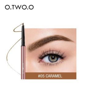 o.two.o otwoo Triangle Eyebrow Pencil 2 in 1 Long Lasting Pensil Alis Waterproof