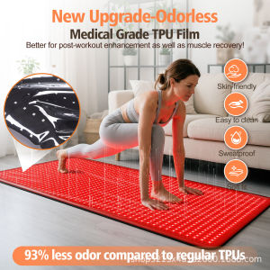 1410 LEDS Red Light Therapy Blanket 660nm 850nm Full Body Infrared Therapy Mat for Muscle Recovery2026