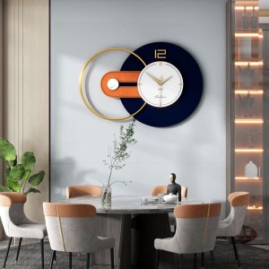 【Soft Lip Shop】Modern Analog Wall Clock by Soft Lip Shop - Classic Timepiece for Living Room Décor