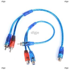 [COD] dfgje 1Pc RCA Male To Female Splitter Stereo Audio Y Adapter Cable Wire Connector
