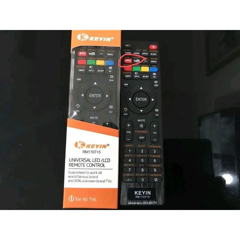 Keyin universal store remote codes