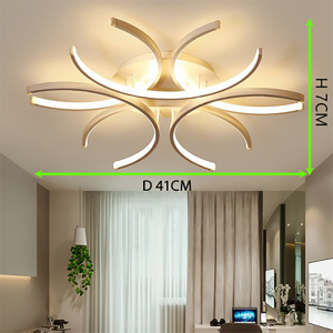 Modern Simple led Ceiling lamp Tricolor Living room light Bedroom Center Light Nordic lamp corridor lamp