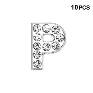 Hmeme คริสตัลภาพนิ่งสังกะสีอัลลอยเป็นมิตรกับสิ่งแวดล้อม10 26ชิ้นพร้อมพลอยเทียมชุบทองคำขาว