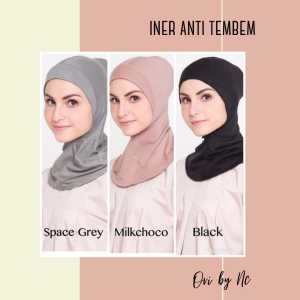 Ciput Ninja cemol Resleting Jersey Daleman Hijab Iner Inner Rayon Jersey Zipper Ninja Cepol Resleting Bahan Kaos Jersey Premium Tebal Adem