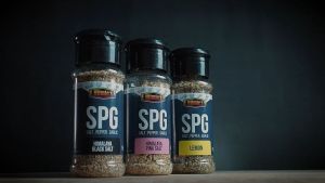 COMBO PACK HILMIES SPG50g each bbq & steak seasoning garlic pepper seasoning (Salt Pepper & Garlic)