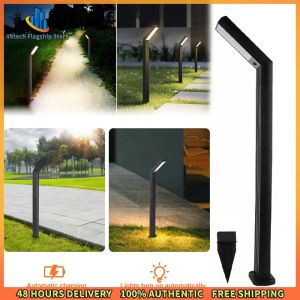 Vktech Solar Garden Light Waterproof Seven-Shaped LED Ground Light for Lawn and Pathway Decoration in Outdoor Spaces