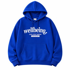 Áo khoác Hoodie Bé Trai Form Rộng Nỉ lót bông chữ Wellbeing cho trẻ em từ 13 đến 50kg - Con Xinh