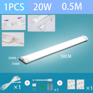 Led Tube Light Fluorescent Tube Purification bracket lamp docking 30/50/60CM tube lamp Household warehouse and retail lighting indoor and outdoor lighting