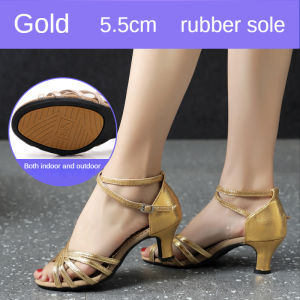 ใหม่รองเท้าเต้นรำละตินรองเท้าเต้นรำบอลรูม Cha Cha Bullfight Waltz Dance Shoes