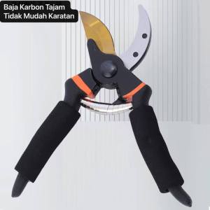 KBN-06 Gunting Kebun Bisa Untuk Ranting Pohon Tebal Sampai 35mm Kualitas Baja Karbon SK5 Alat Berkebun