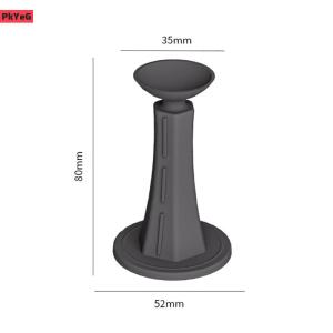 [LIXIAOJU] Door Stopper Silicone Mute Self Adhesive Door Bumper Door Suction Door Rear Retainer Wall Protectors Anti-collision Door Holder