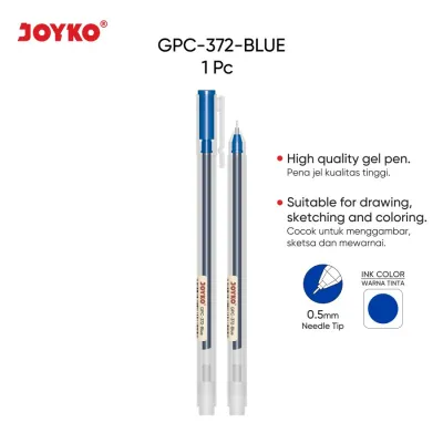 Color Gel Pen Pulpen Pena Jel Warna Joyko GPC-372 0.5 mm