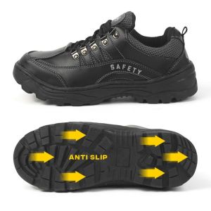HIPZO Sepatu SAFETY Boots M61 Ujung besi Untuk Pria Kerja Proyek Tambang Pabrik