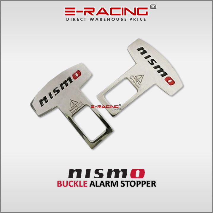 Nismo Car Vehicle Safety Seat Belt Buckle Insert Warning Alarm Stopper