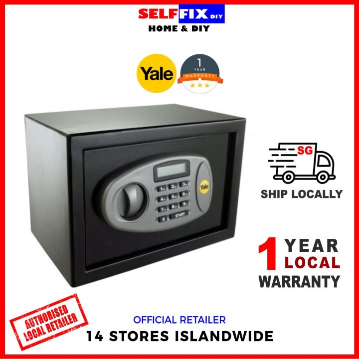 Yale Standard Safe Small Size YSS/200/DB2 Safebox w/ 2 manual