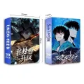 30Pcs/Set Japan Anime Solo Leveling Na Honjaman Level Up Double Sided Printing Card Sung Jin Woo Jin U Seong Cha Hae In Cards for Gift and collection. 