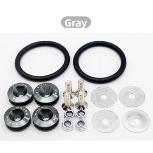 OWNNEW 1set Phổ quát Phụ kiện tháo lắp nhanh JDM Nhôm Gioăng hai lớp Sửa đổi ốc vít có thể tháo rời Chất lượng cao Vít gia cố xung quanh Dành cho xe Moset