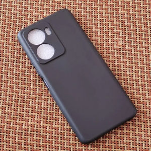 VIVO IQOO Z7 5G SOFT CASE PLATING LIST GOLD MOTIF HITAM POLOS FREE RING STANDING HP CASINIG HANDPHONE