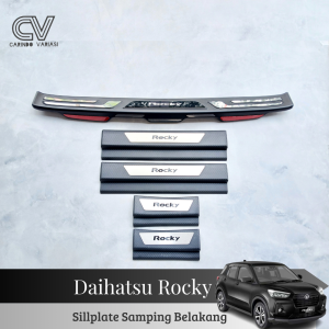 Paket Sillplate Samping Belakang Mobil Daihatsu Rocky Non LED