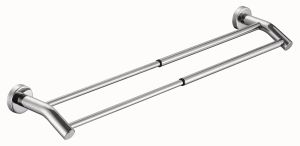 พร้อมส่ง✨มี2รุ่น ราวแขวนผ้าสอตนเลสติดผนัง ราวผ้าในห้องน้ำ รุ่นAสแตนเลส SUS304 ปรับได้40-70cm.