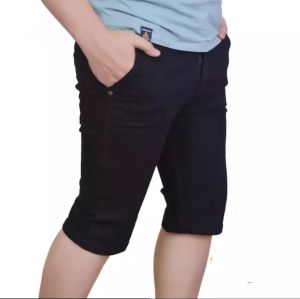 Celana Jeans Pendek Pria - Celana Simple dan Santai - Celana Jeans Biru Muda