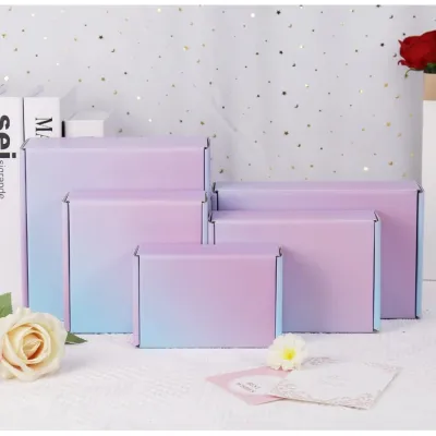 5PCS GRADIENT | Kraft Mailer Corrugated Box ON HAND Carton box corrugated cardboard packaging