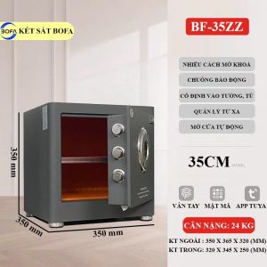 Két Sắt Thông Minh BOFA BF-35ZZ/45ZZ/60ZZ/70ZZ Vân Tay Điện Tử App SmartPhone Mở Cửa Tự Động Báo Động Xâm Nhập Trái Phép Đèn Led Thép Nguyên Tấm Công Nghệ Đức Nhập Khẩu Chính Hãng Két Mini Két Sắt Cao Cấp Két Sắt Gia Đình Két Sắt Văn Phòng