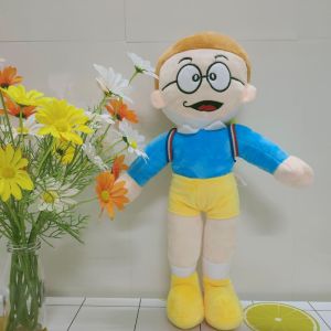 Thú bông Xuka  Nobita 40cm Búp bê Shizuka hoạt hình Doremon nhiều màu dễ thương cho bé gái