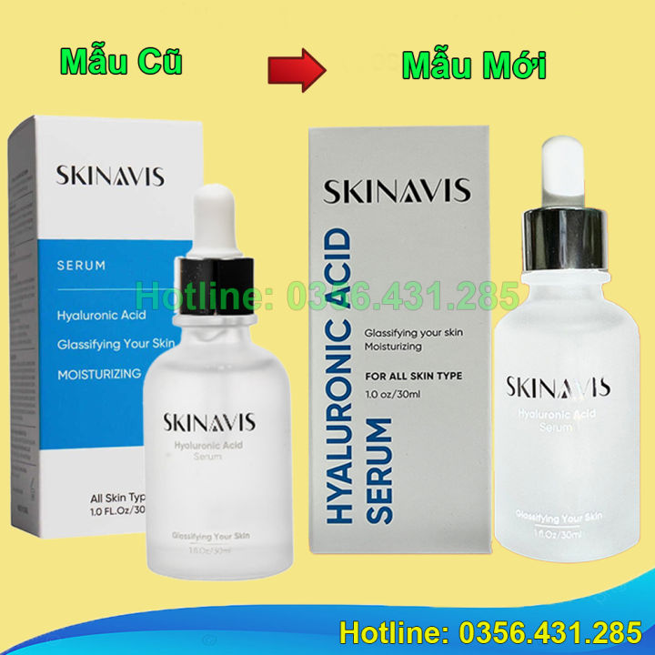 Serum Skinavis Hyaluronic Acid B5 & Niacinamide giúp cấp ẩm và phục hồi