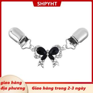 [COD] SHPYHT Giao hàng địa phương Thời trang Bow Cardigan áo len áo Pin khăn choàng Trâm Clip vịt khăn móc