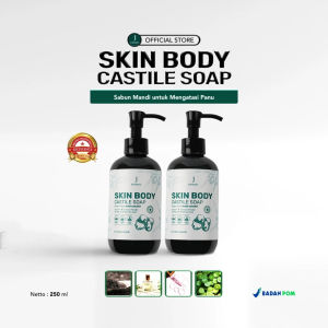Bundling 2 Paket Jevarine Skin Body Castile Soap - Sabun Mandi Aman Untuk Kulit Sensitive Membantu Mengatasi Kulit Berjerawat Kulit EksimPanu