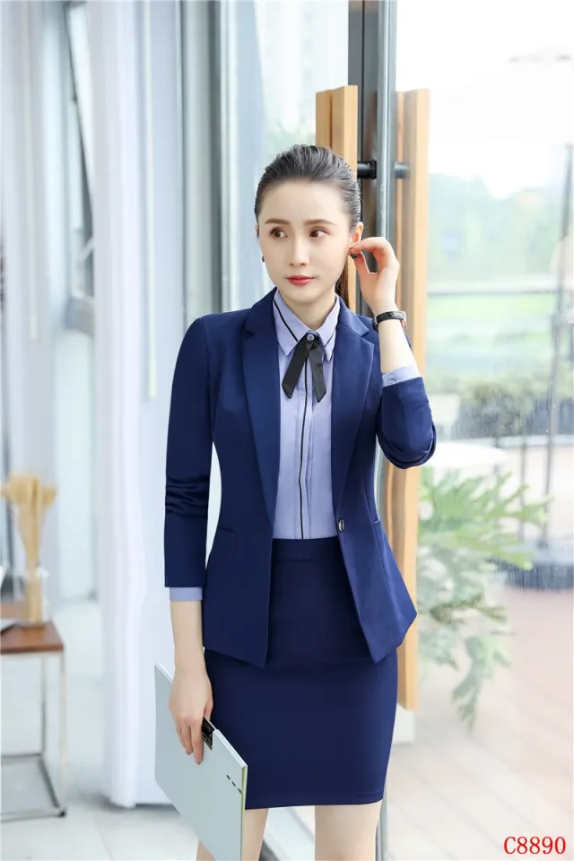 Blue skirt clearance suits