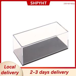 [COD] SHPYHT Local delivery Ship within 24 hours 1:64 Diecast Car Model Display Case Acrylic Hard Shell Transparent Protective Cover Anti Dust Organizer for Desk Shelf