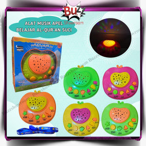 Apel Quran Mainan Edukasi Anak Muslim Projector Lampu Apple Qur an