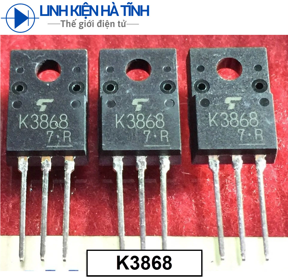 MOSFET N-CHANNEL 2SK3868 K3868 3868 TO-220 5A 500V mới chính hãng Toshiba 100%-AG9