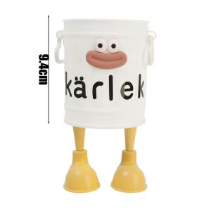 กล่องใส่ปากกาสัตว์ประหลาดอเนกประสงค์สำหรับใส่เครื่องเขียนแบบตั้งโต๊ะรูปทรงมอนสเตอร์ปากไส้กรอกสนุกผู้ถือเก็บ