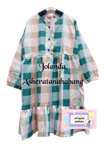 TUNIK ANAK PEREMPUAN MOTIF UMUR 4-16 TAHUN BLOUSE ANAK PEREMPUAN FREE ONGKIRCASH BISA COD TUNIK ROSEE