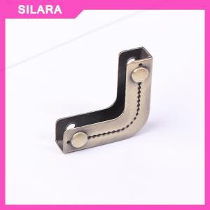 SILARA 1PC Metal Bag Corner Corners Decor End Clip Edge Banding Bag Accessories Leather Decorative Corner Banding Decorative Strips