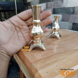Tempat Dupa Kuningan Model Vas Kaki Tempat Hio Stick Tempat Bakar Dupa Stik